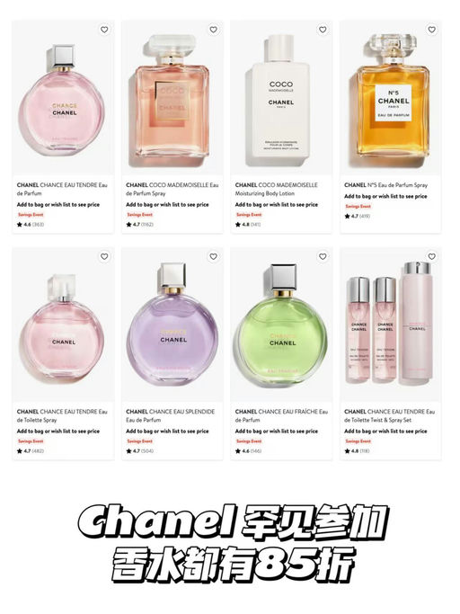 【合5折起】超全香水合集