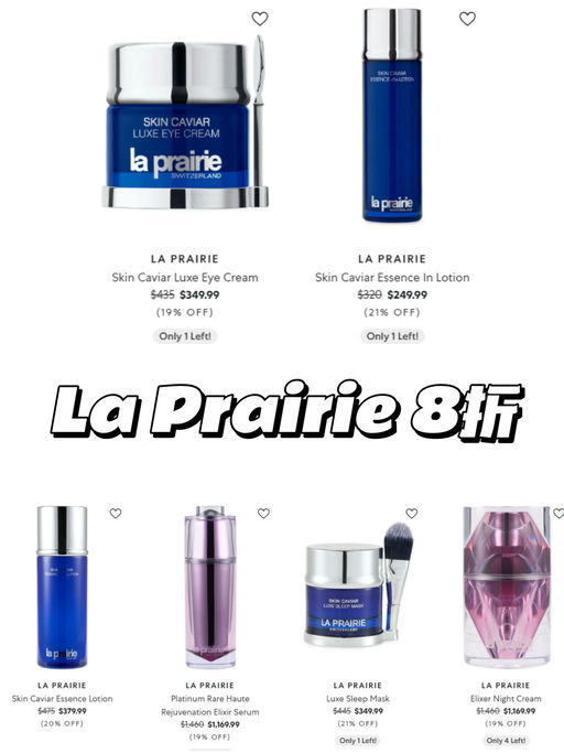 【一生回购】【La Prairie 8折】