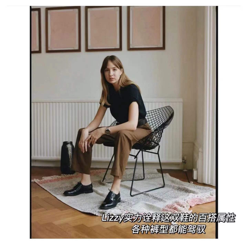 【英伦风天花板】Church’s当家花旦shannon，黑色滑皮款