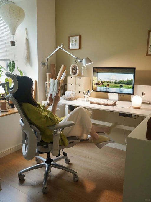 【三色好价！】【黑白调人体工学椅】