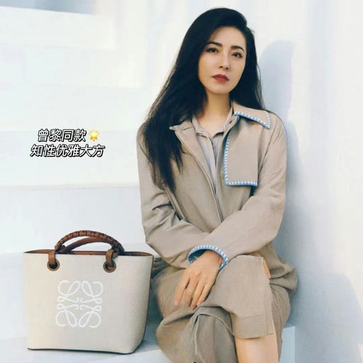 【新款56折】Loewe新款刺绣托特包