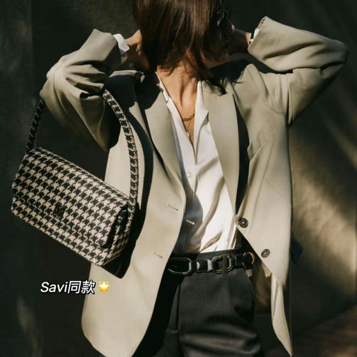 【地板价】【31折！】Anine Bing ，Nico千鸟格腋下包