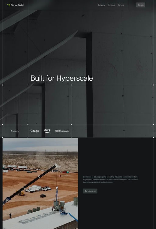 Cipher website screenshot