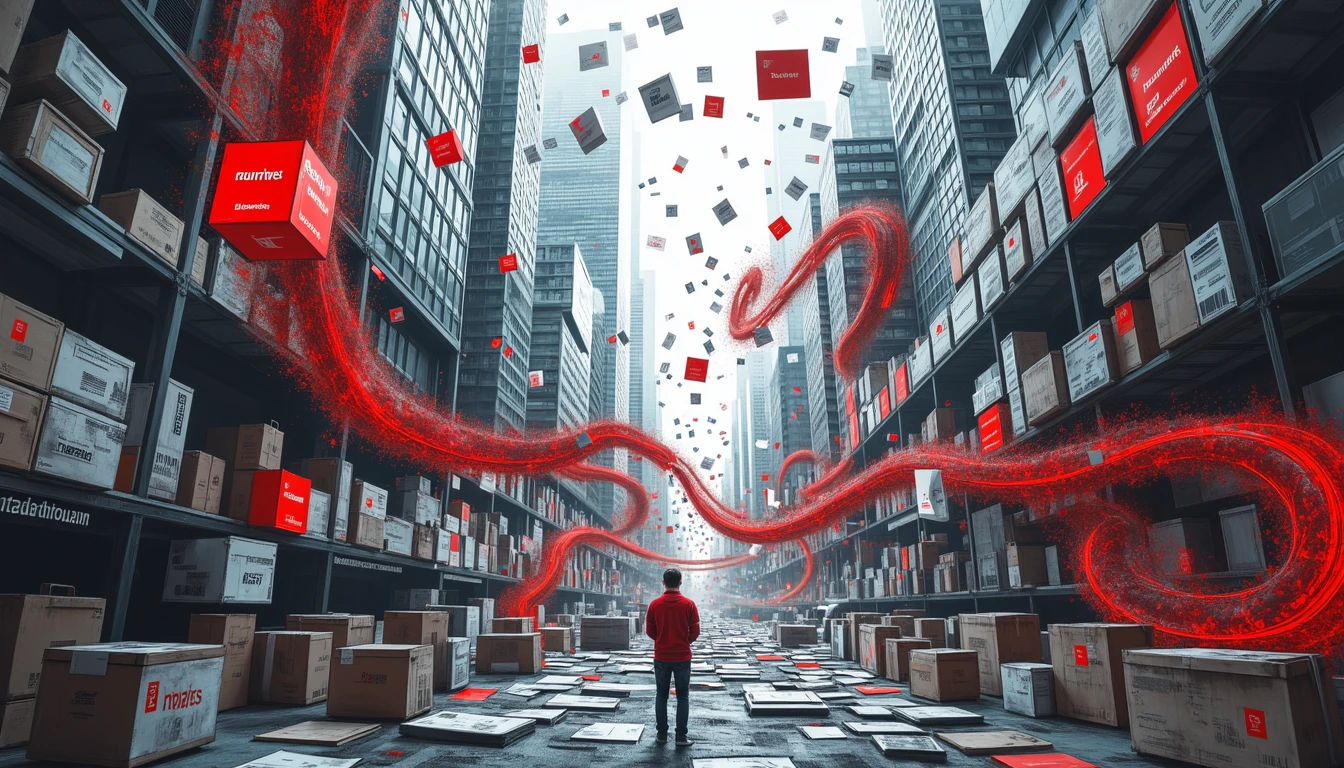 Delivery person navigating dynamic urban logistics network