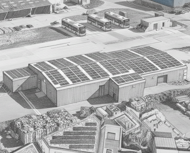 Powering electric buses in Scotland by putting solar on a neighbour's roof