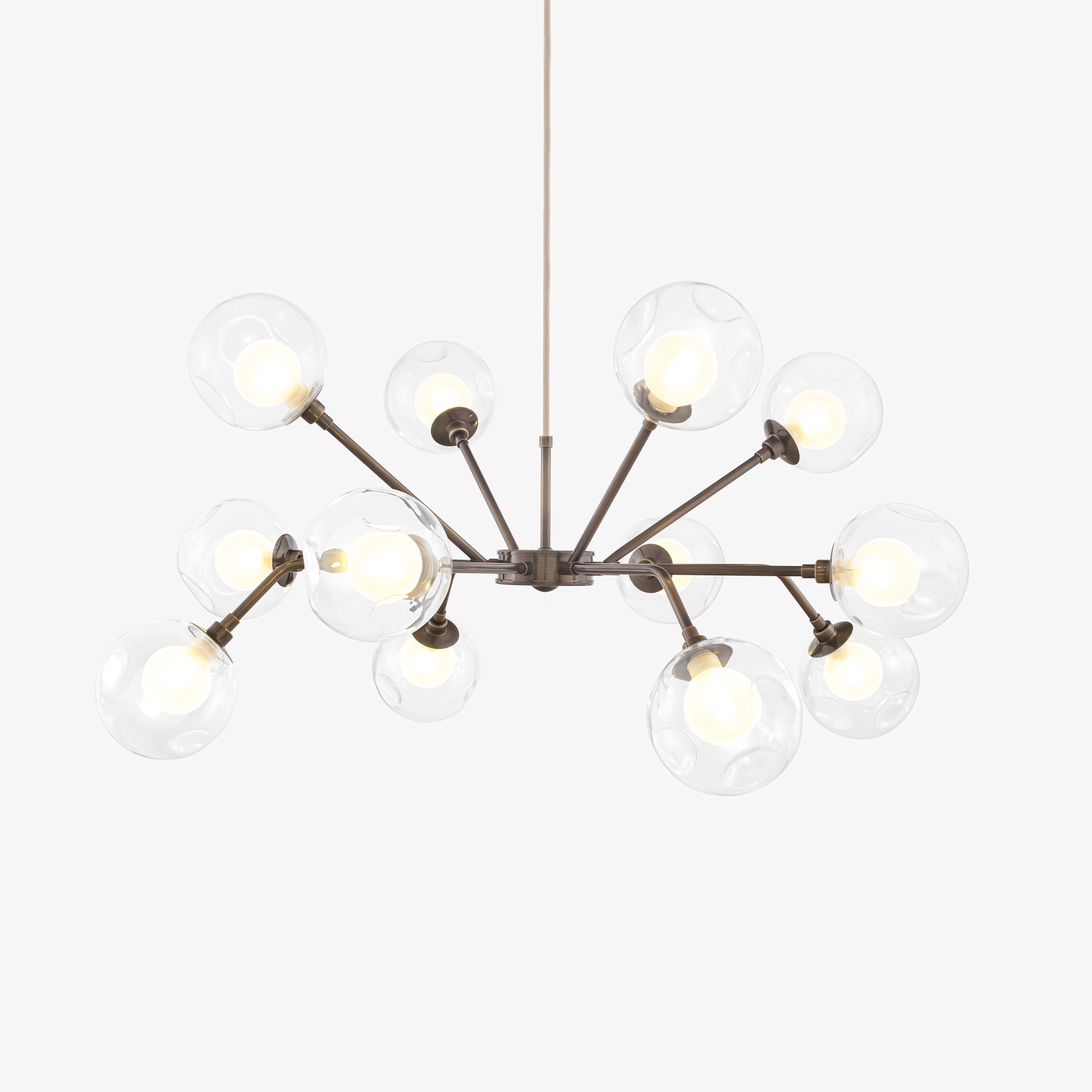 Lustre Mollus – iluminação de teto