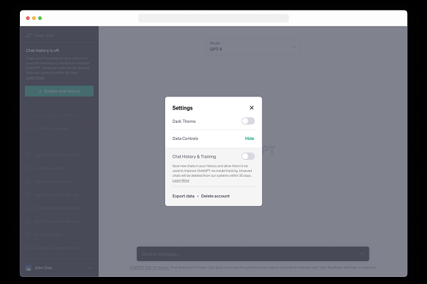 Guide to Activating a Temporary Chat in ChatGPT: Key Uses and Limitations