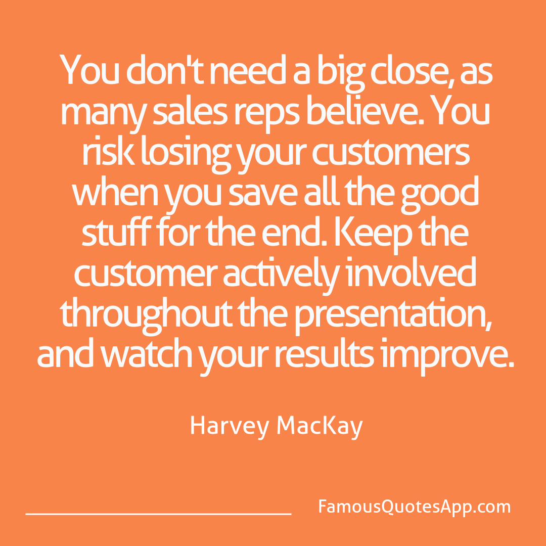 Success Harvey MacKay You don't need a big
