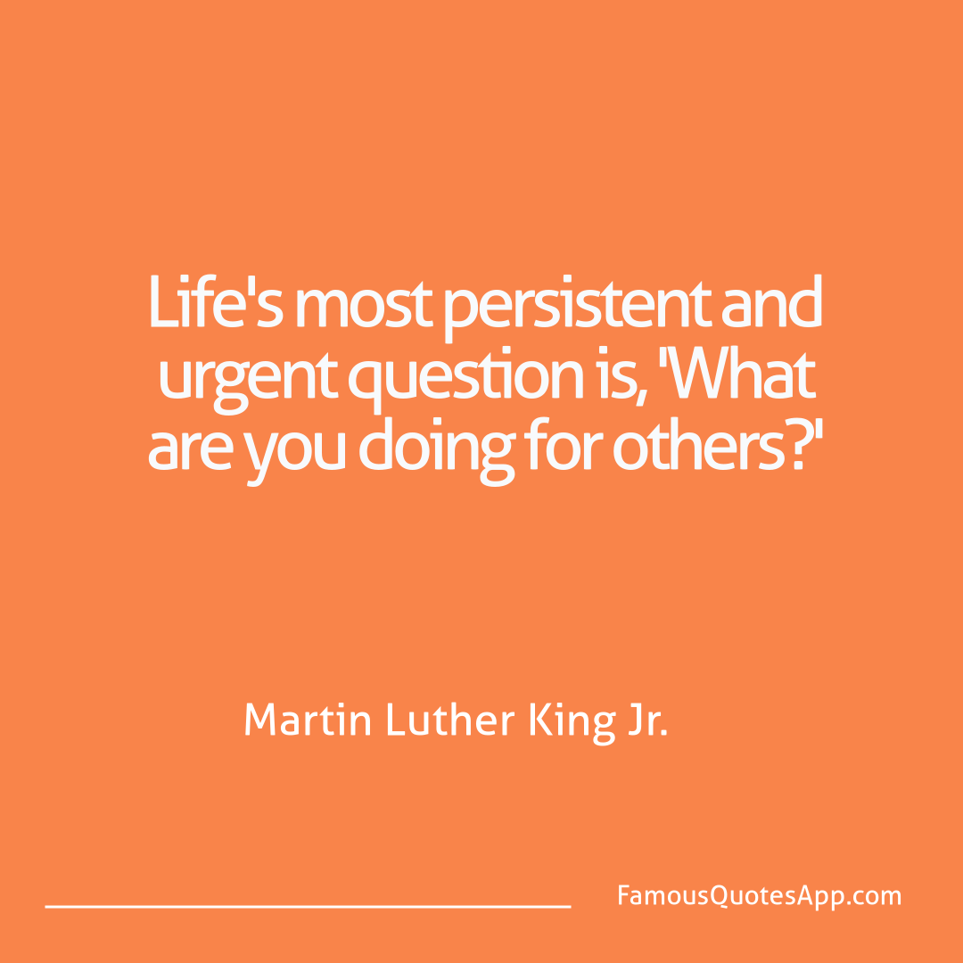 Love Martin Luther King Jr. Life's most persiste