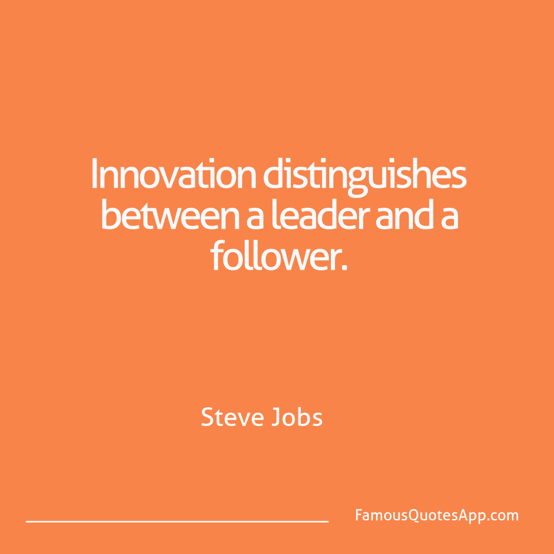 Motivation Steve Jobs Innovation distingui