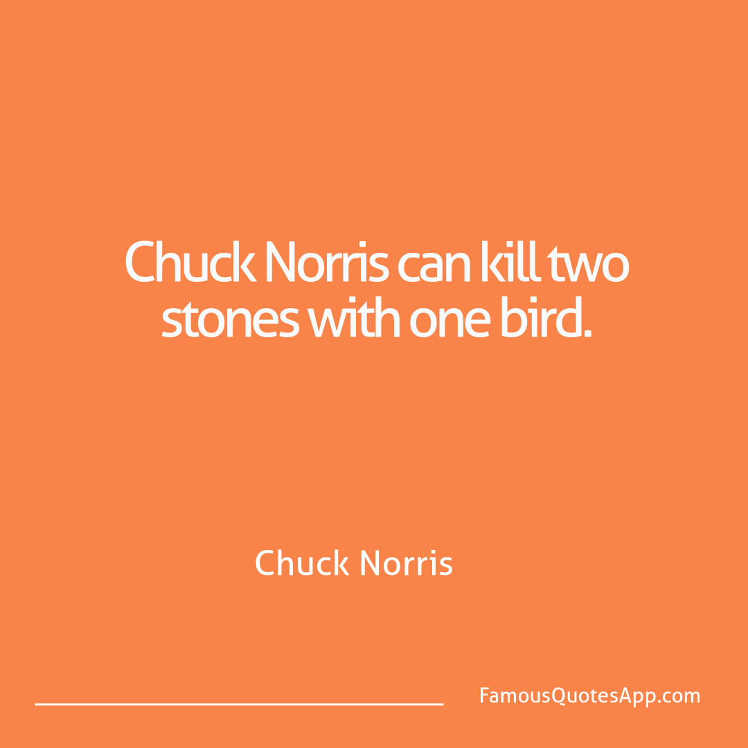 Chuck Norris Chuck Norris Chuck Norris can kil