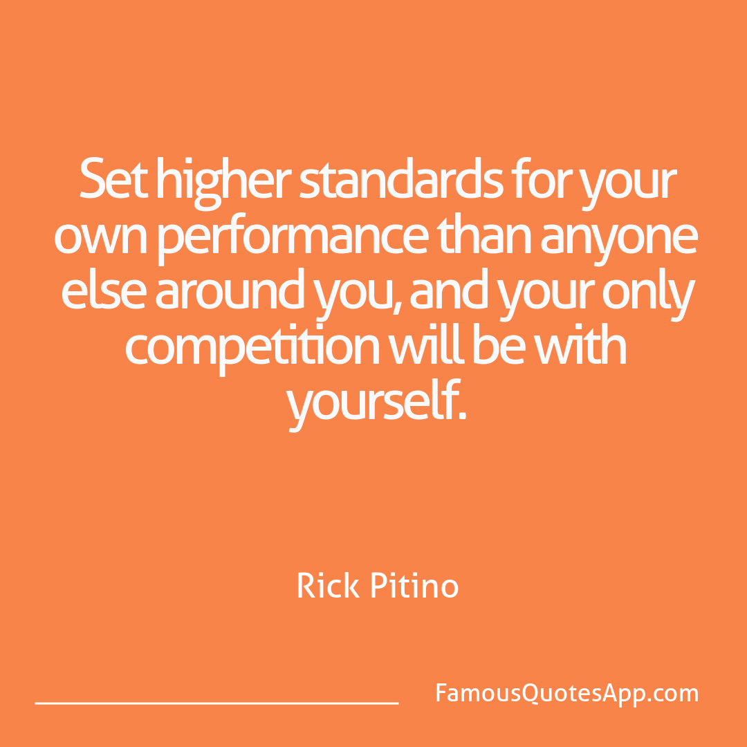 Success Rick Pitino Set higher standards