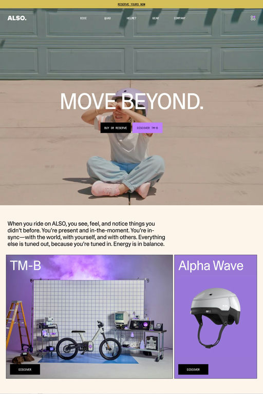 ALSO website screenshot