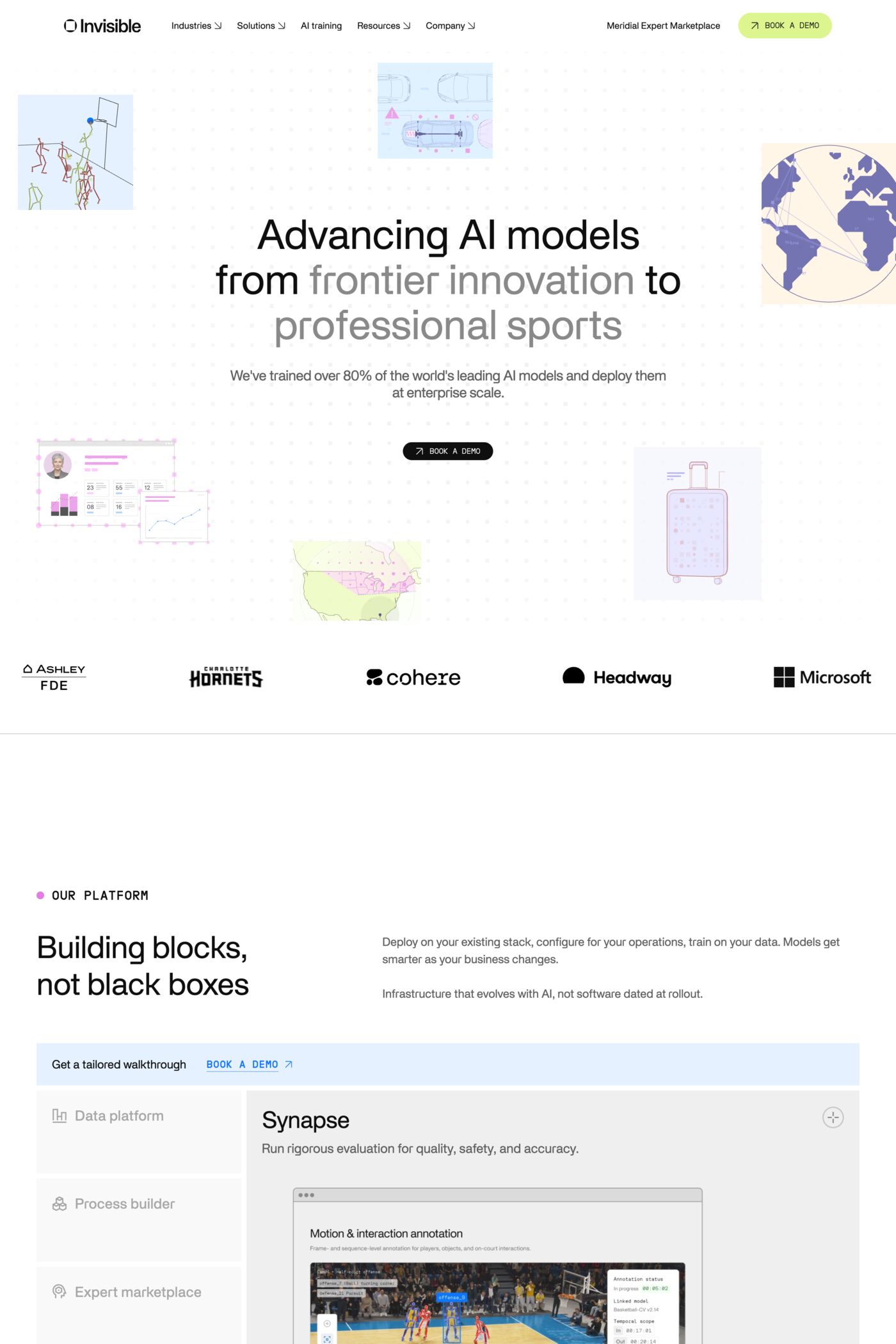 Invisible Technologies website screenshot