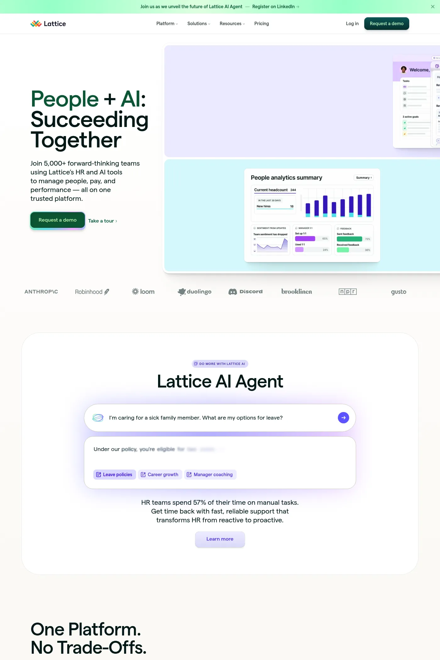 Lattice website screenshot
