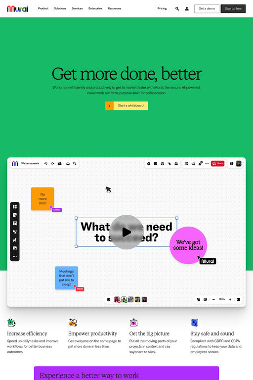 Mural website screenshot