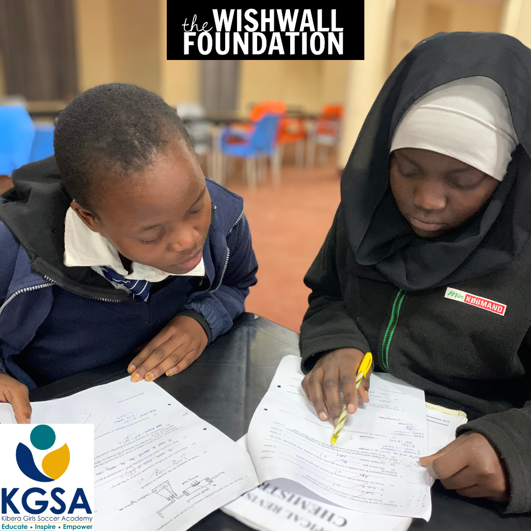 Aisha prepares for her exams