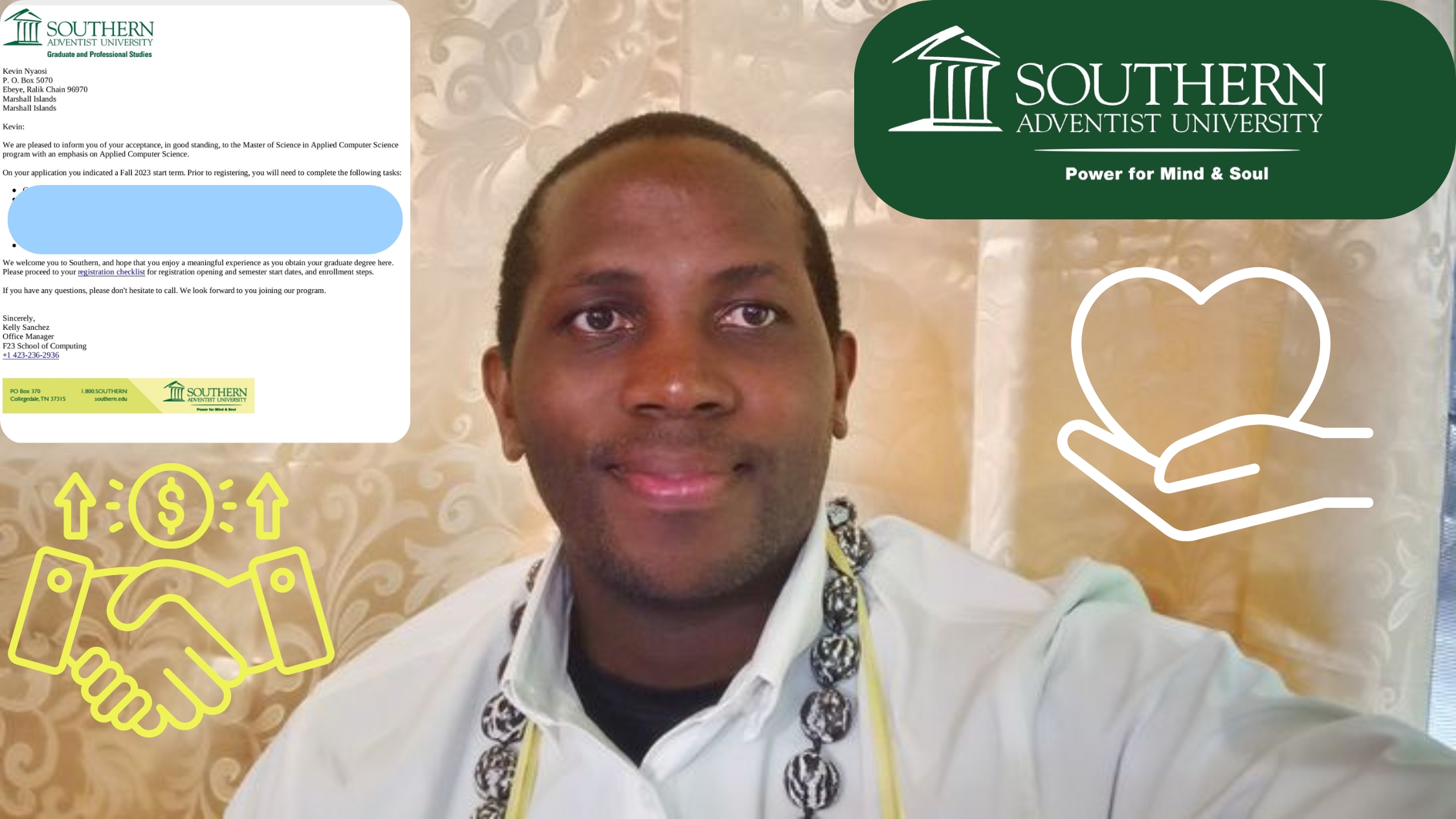 Donate to Empower Missionary Kevin's Journey in Applied Computer Science