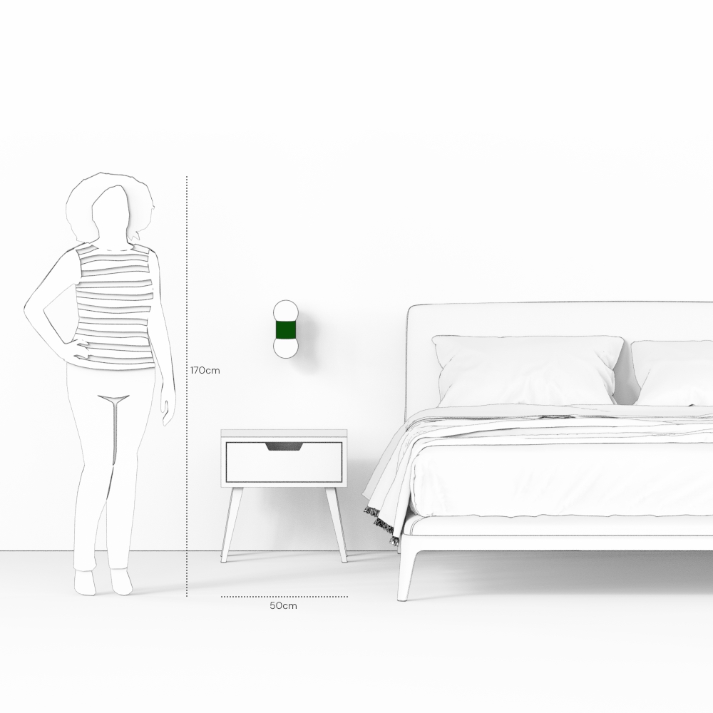 Arandela BACK DUPLA – iluminação de parede