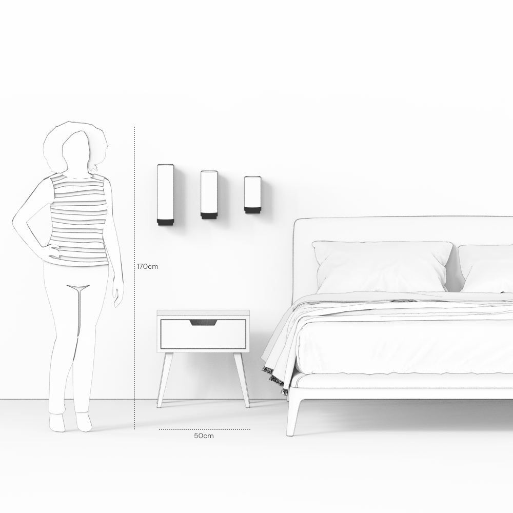 Arandela TUBO 31 – iluminação de parede