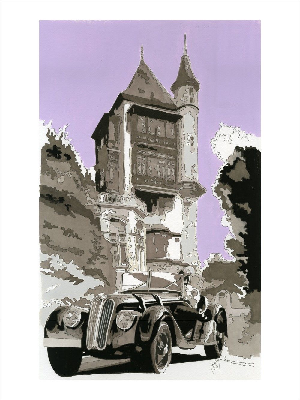 Biarritz, villa Beltza 