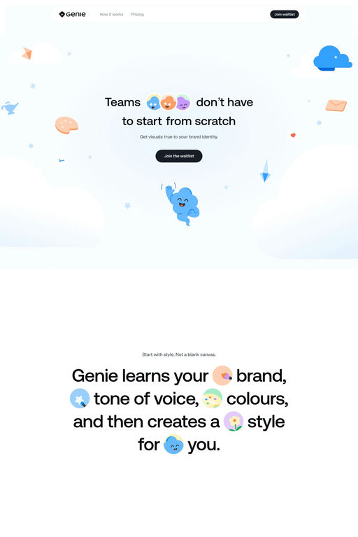 Geniestudio website screenshot