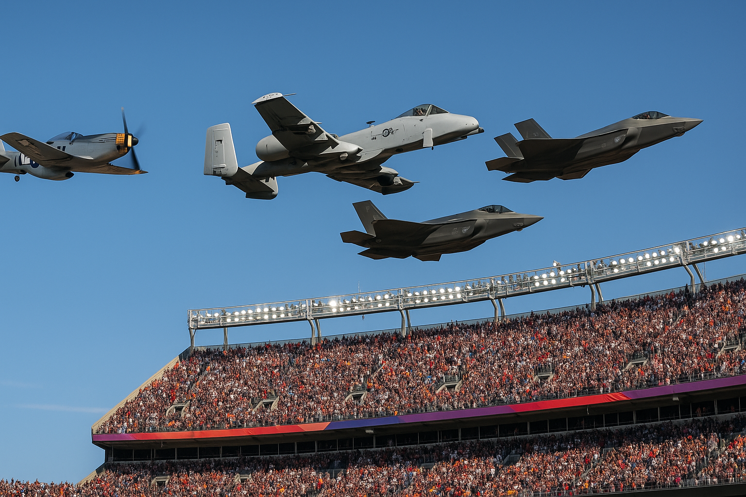 super bowl flyover aircraft