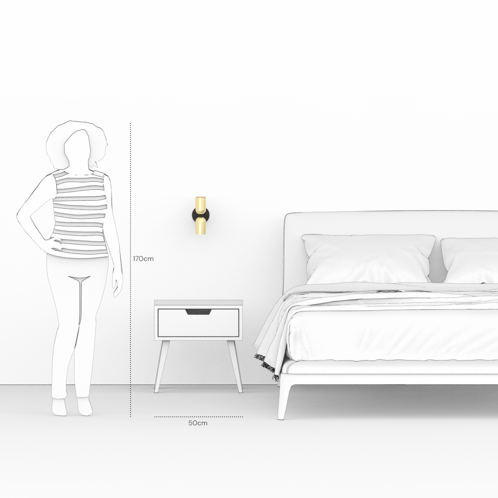 Arandela MILKA – iluminação de parede