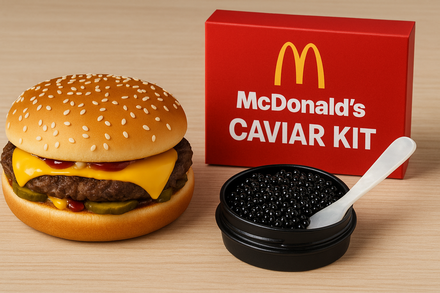 mcdonalds caviar kit