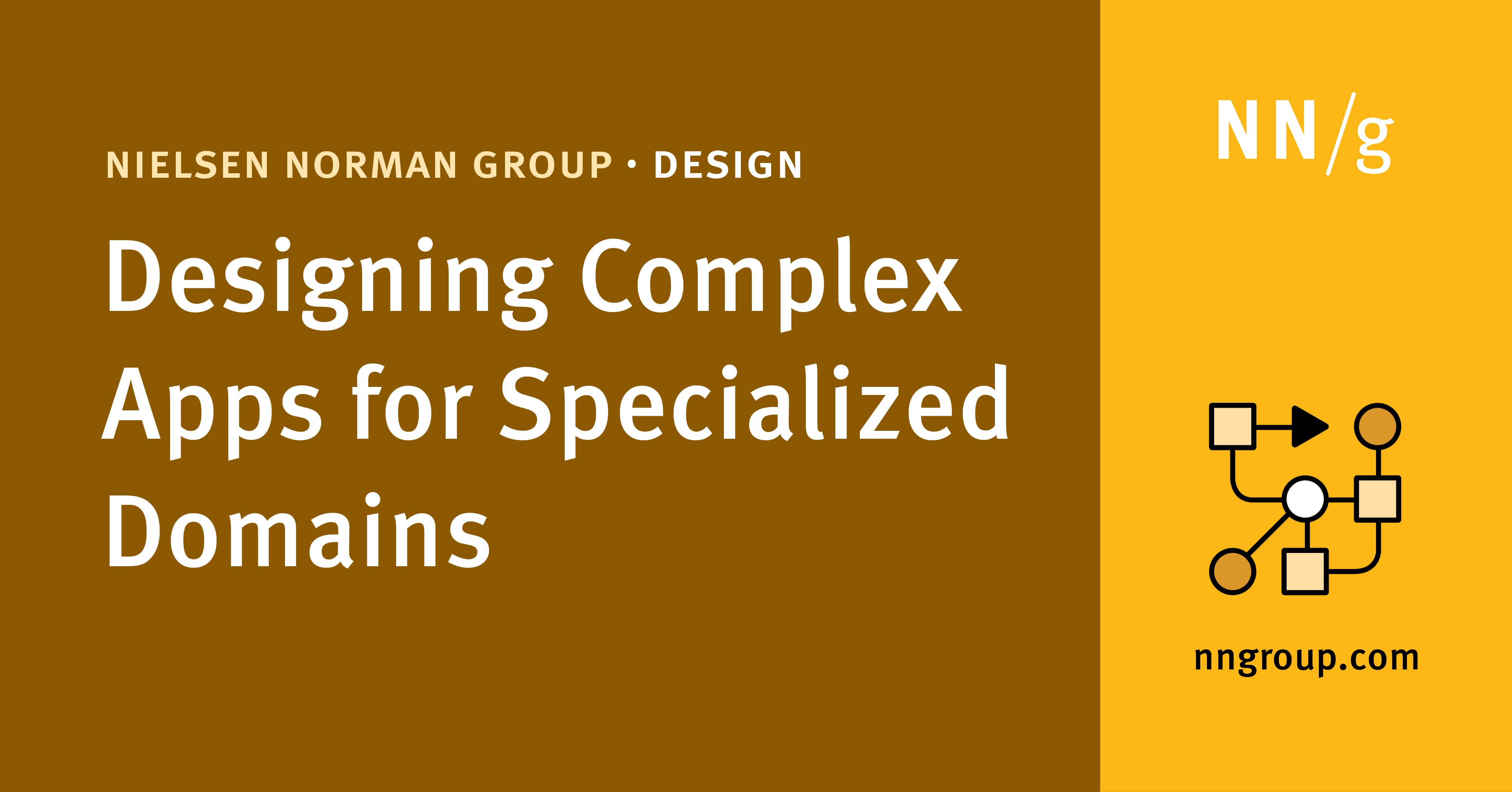 Designing Complex Apps for Specialized Domains
