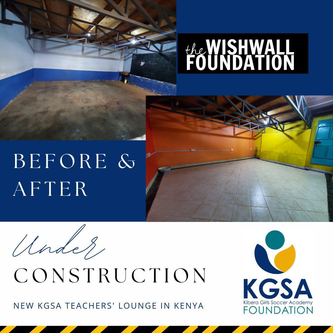 Beautiful walls in the new teacher lounge