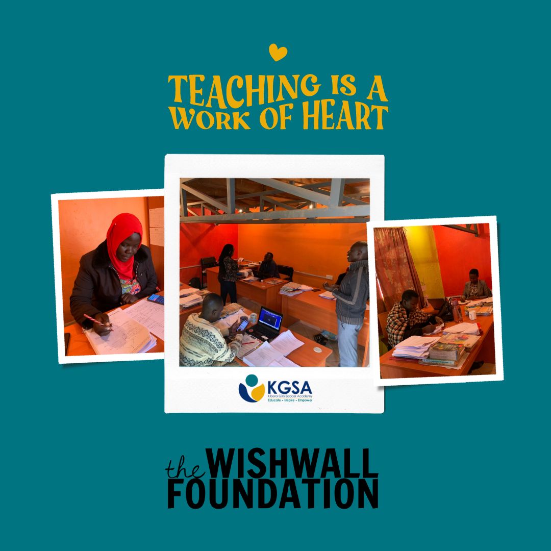 KGSA Teachers Grading in their new Favorite space