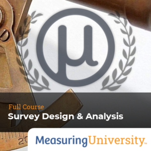 Survey design and analysis