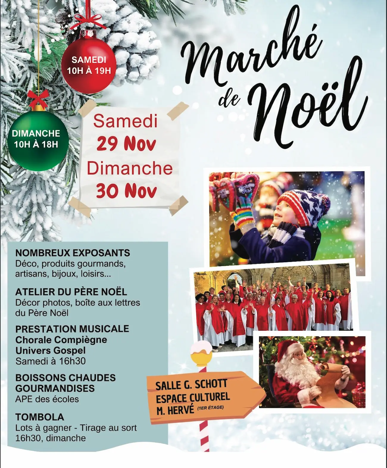 Marché de Noël de Lacroix Saint Ouen - 29 et 30 novembre