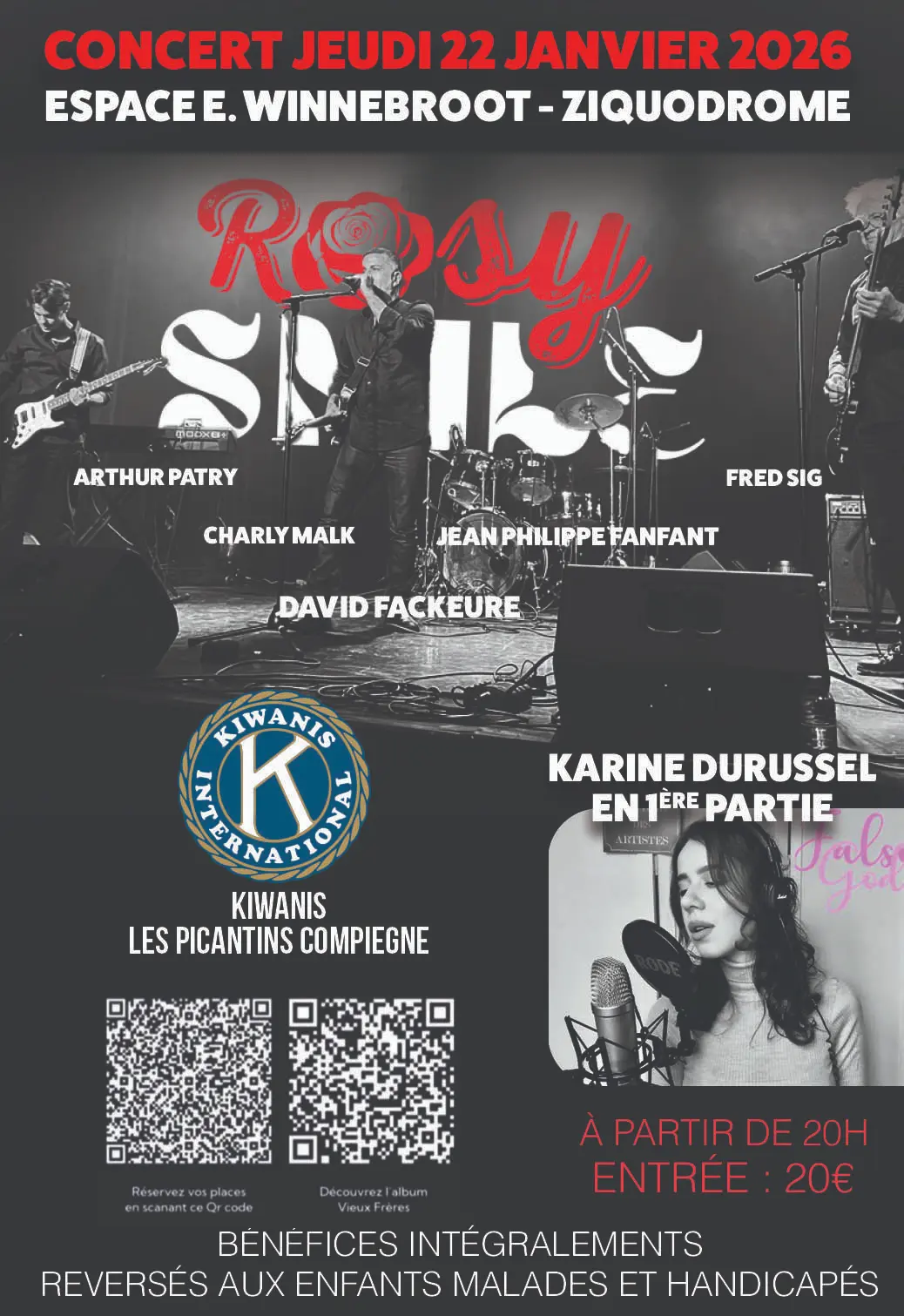 Rosy Smile en Concert : Une Soirée Inoubliable au Ziquodrome de Compiègne