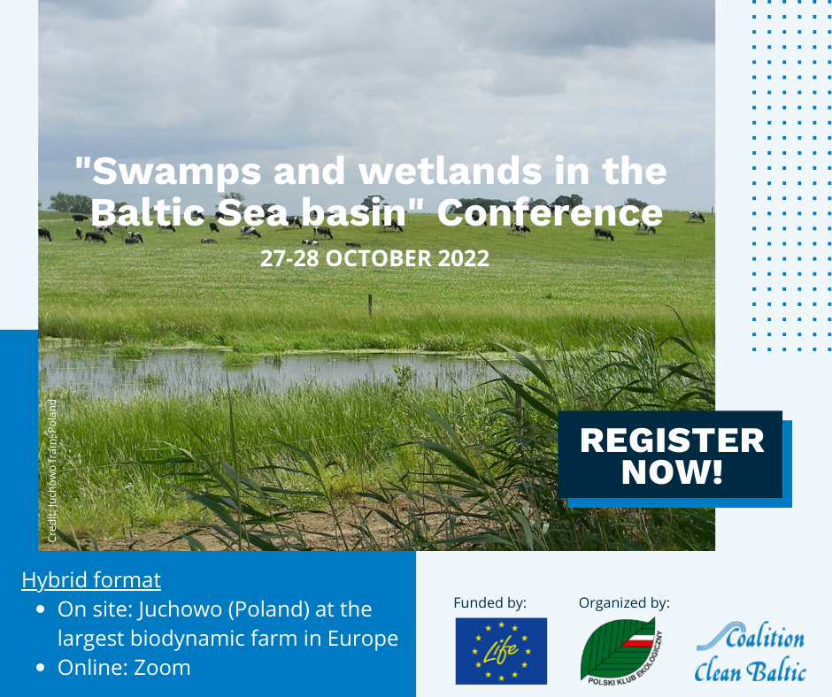 "Swamps and wetlands in the Baltic Sea basin" Conference