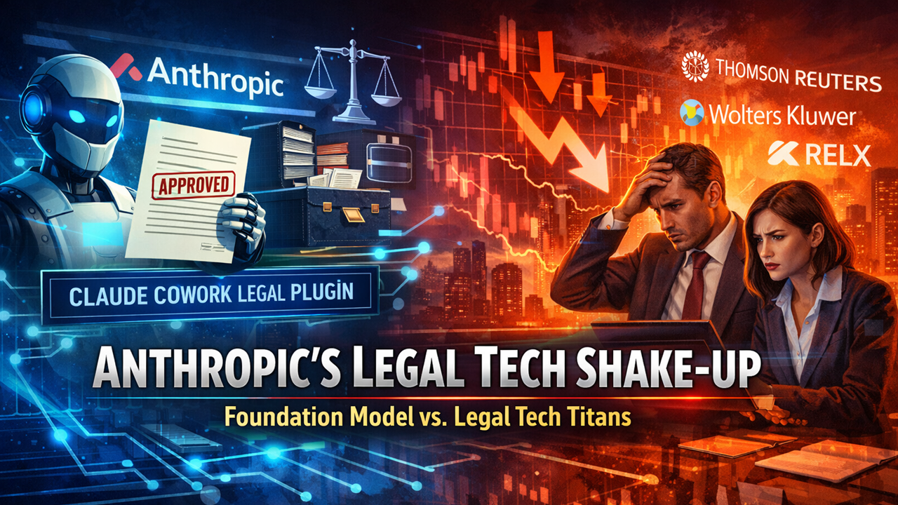 Impact of Anthropic's new AI Claude on the decline of legal software in the stock market