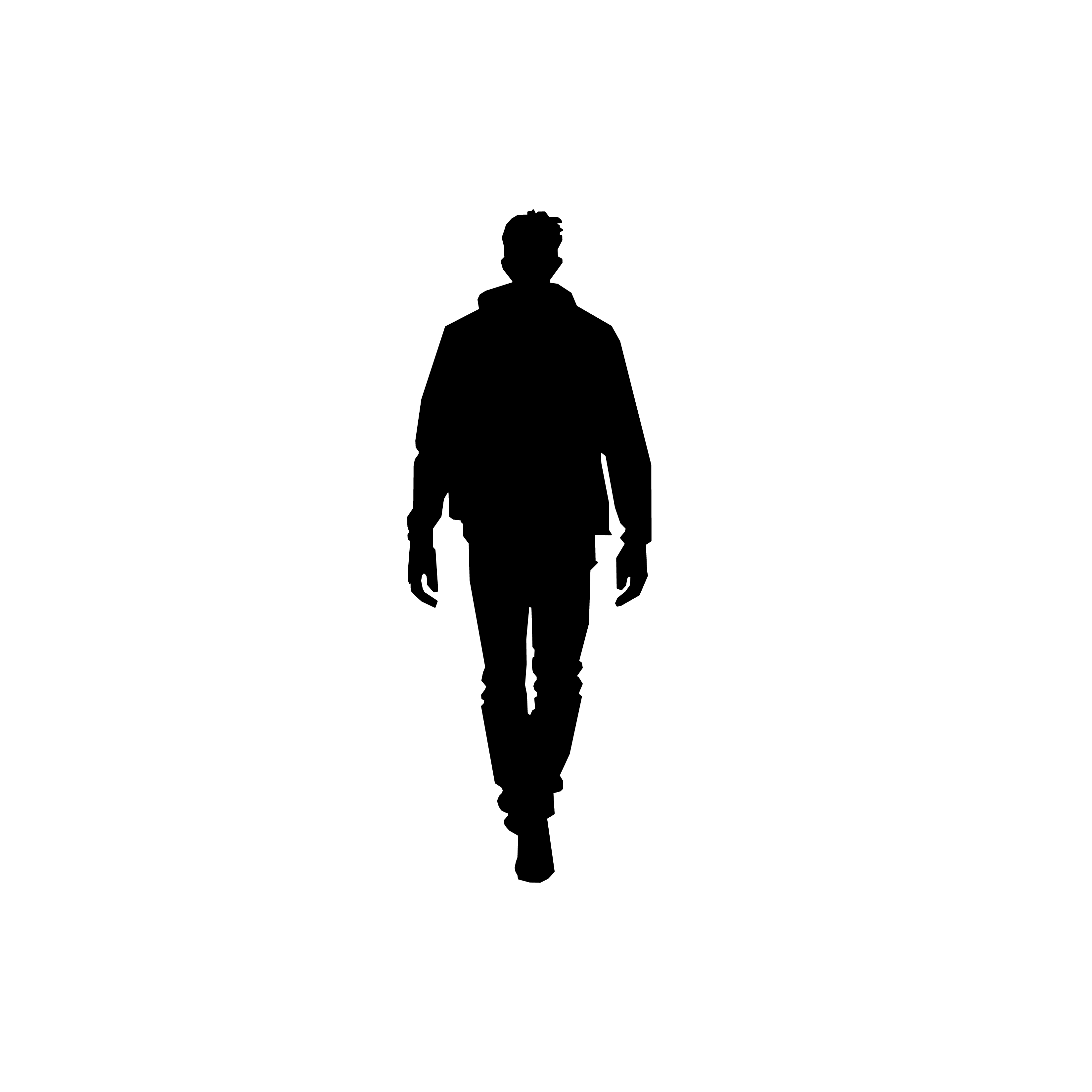 Man walking away