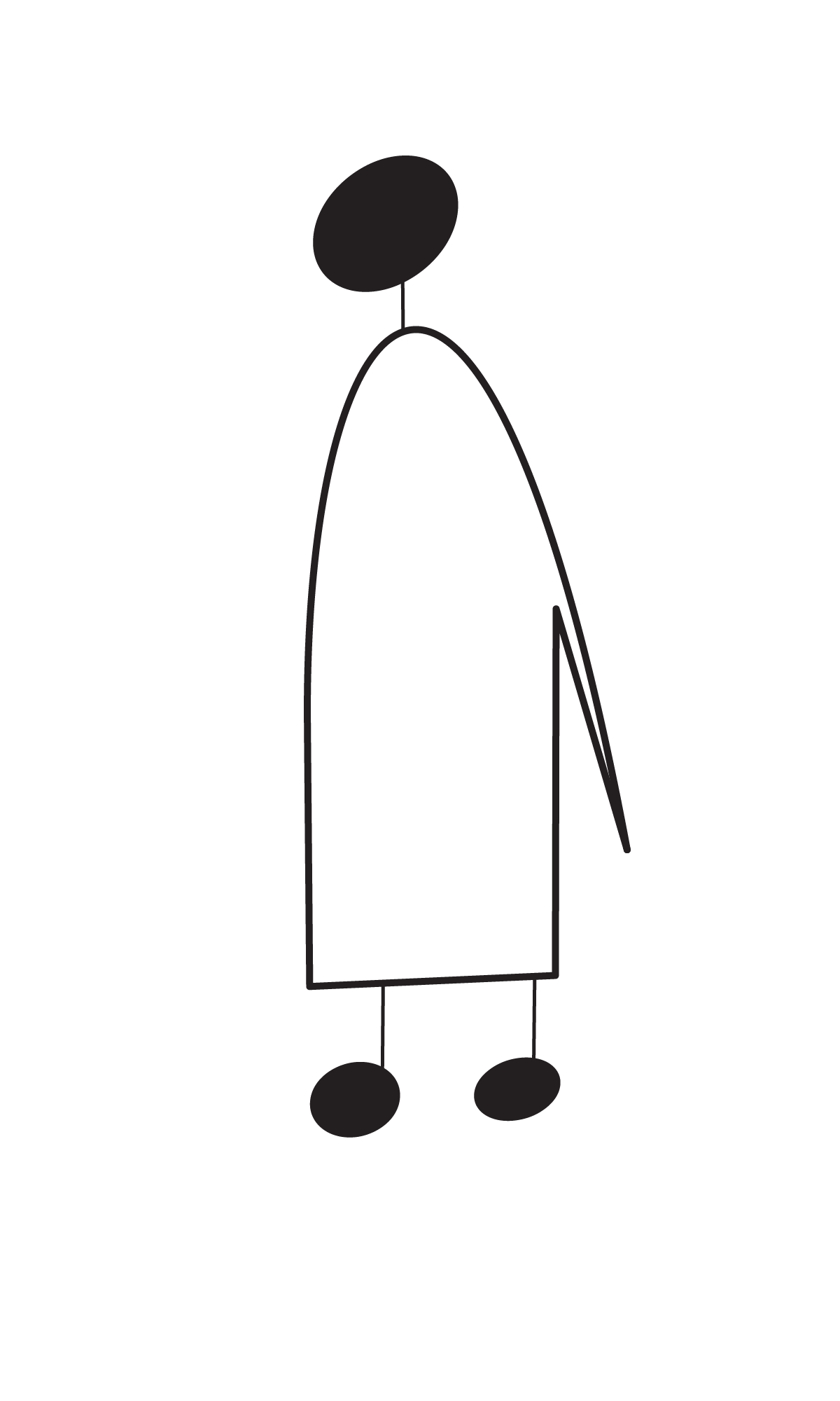 Simplistic Figure Standing