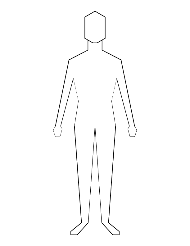 person from the front