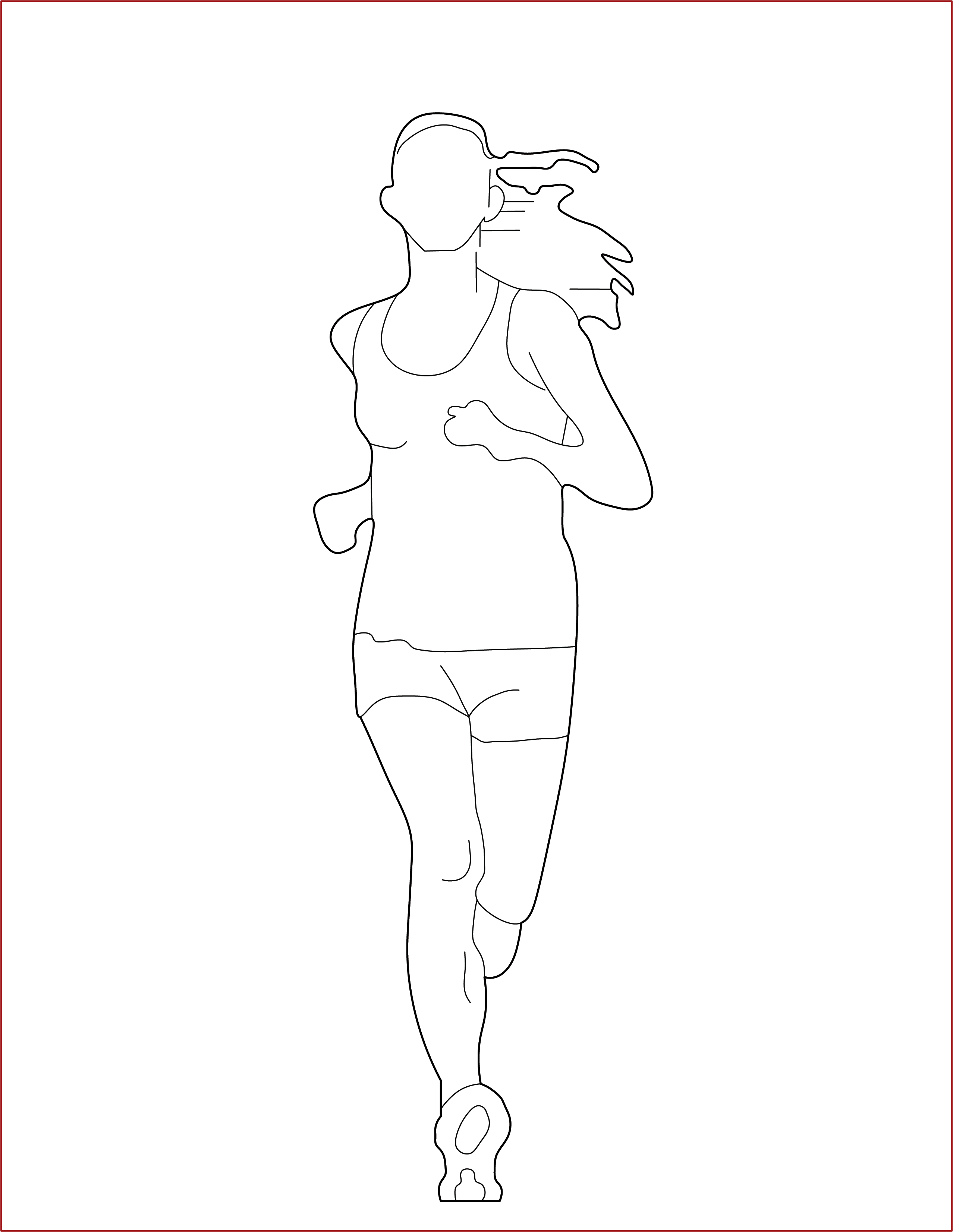 Woman running