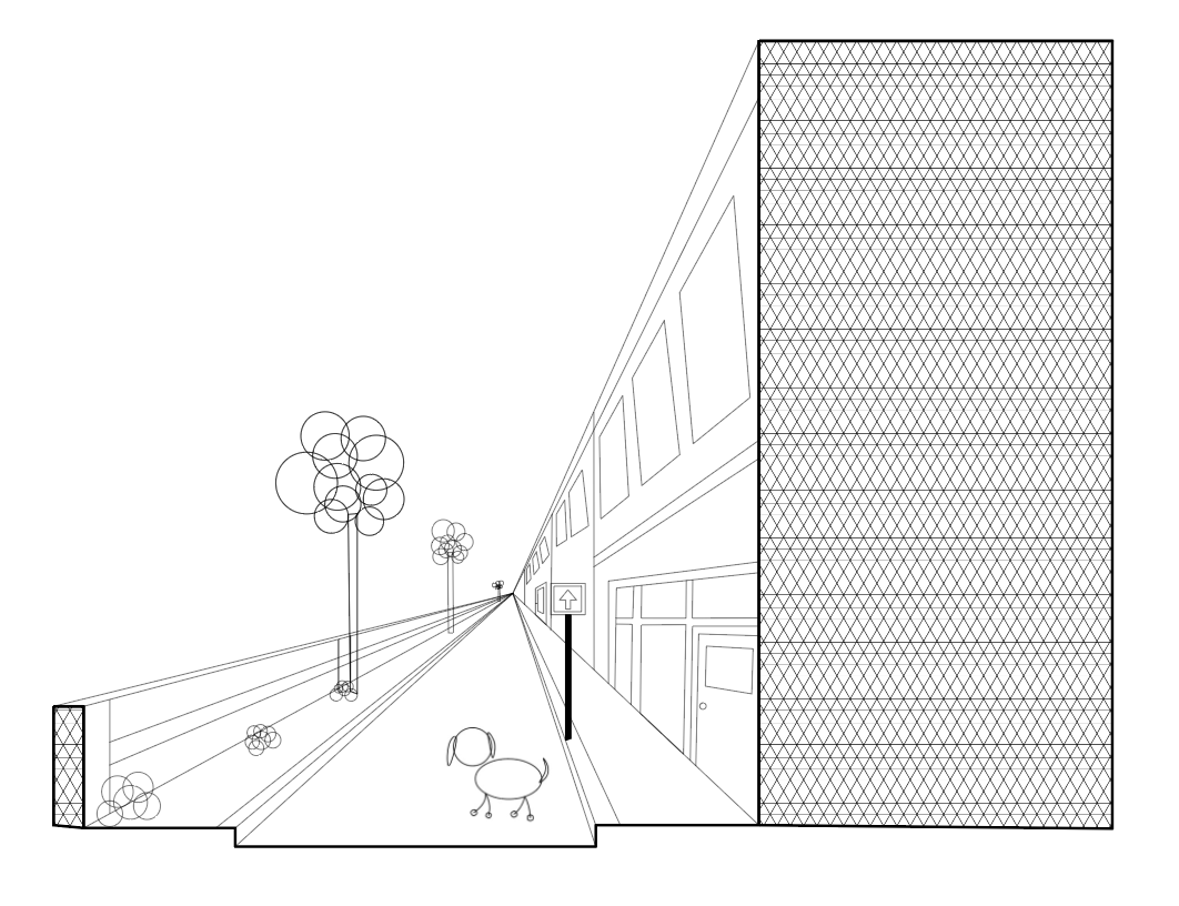 A sidewalk in Amsterdam 