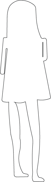 A woman observing others in a park 