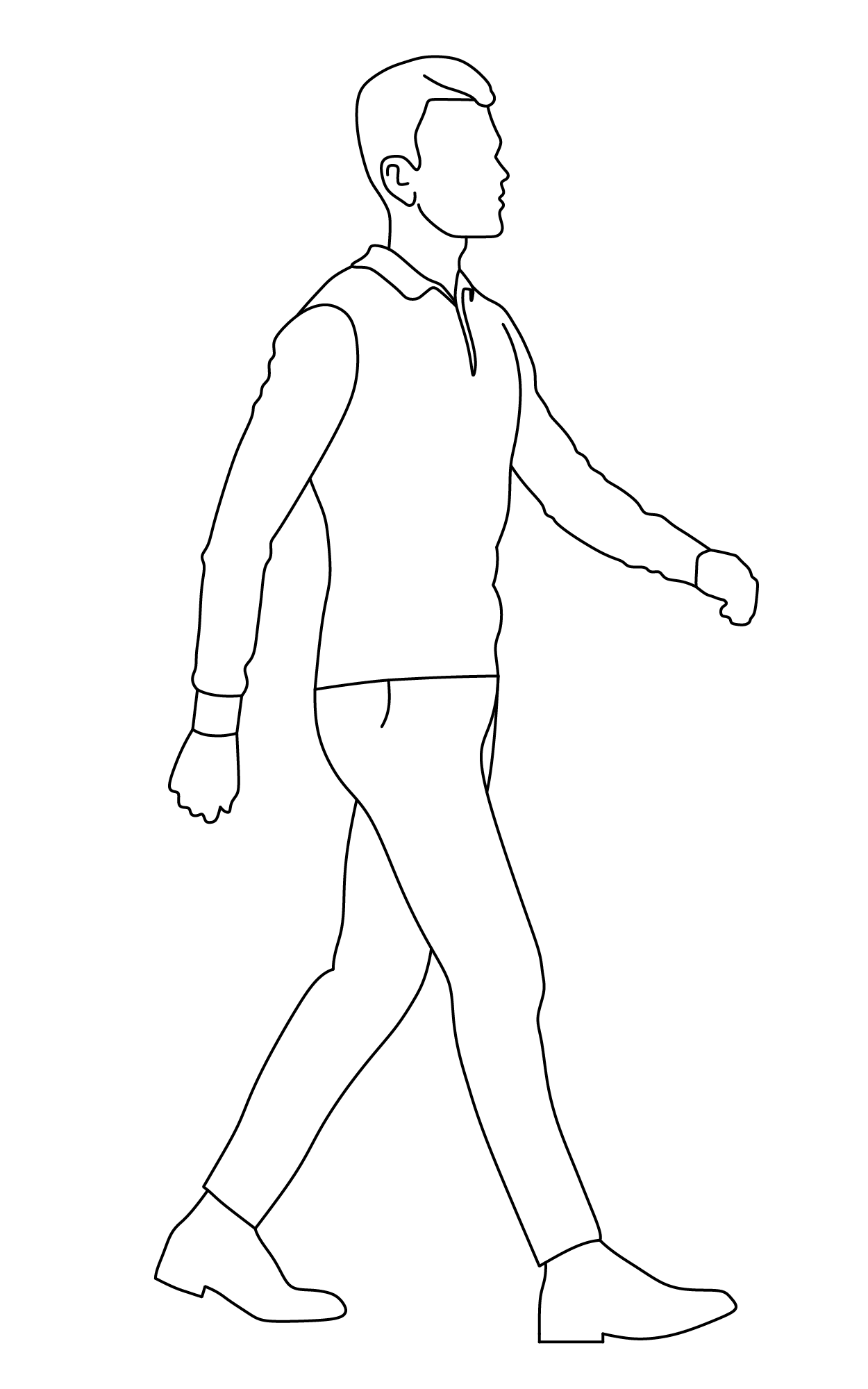 man walking