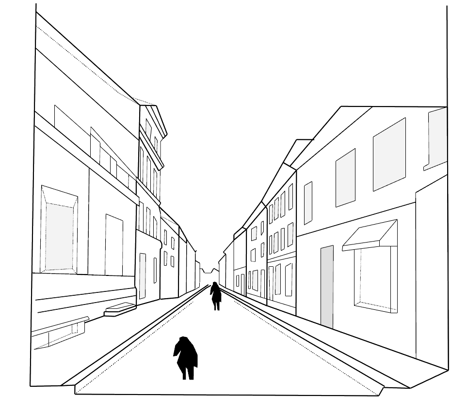 Heidelberg - Altstadt sidewalk