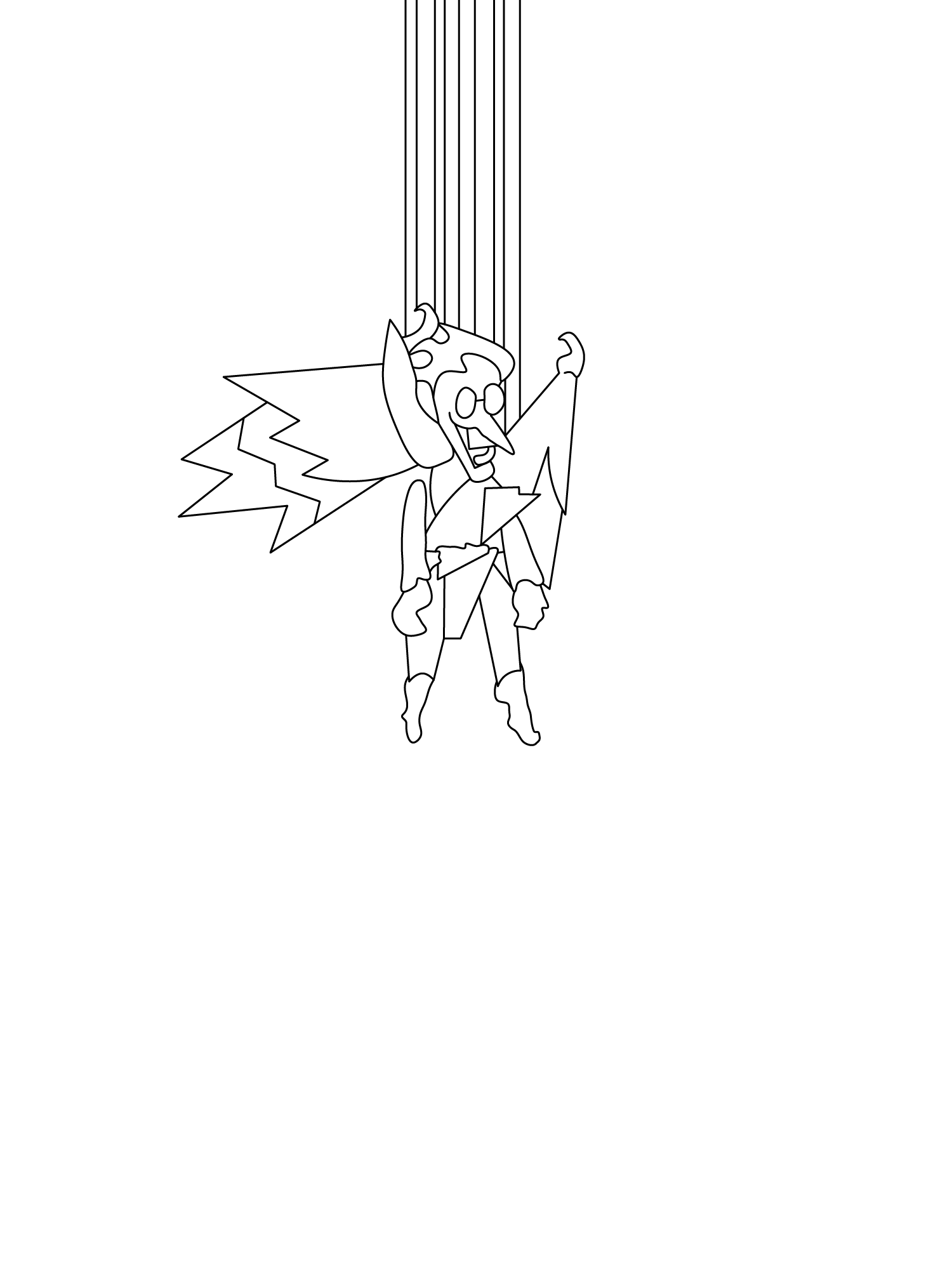 A marionette sort of guy or puppet sort of guy