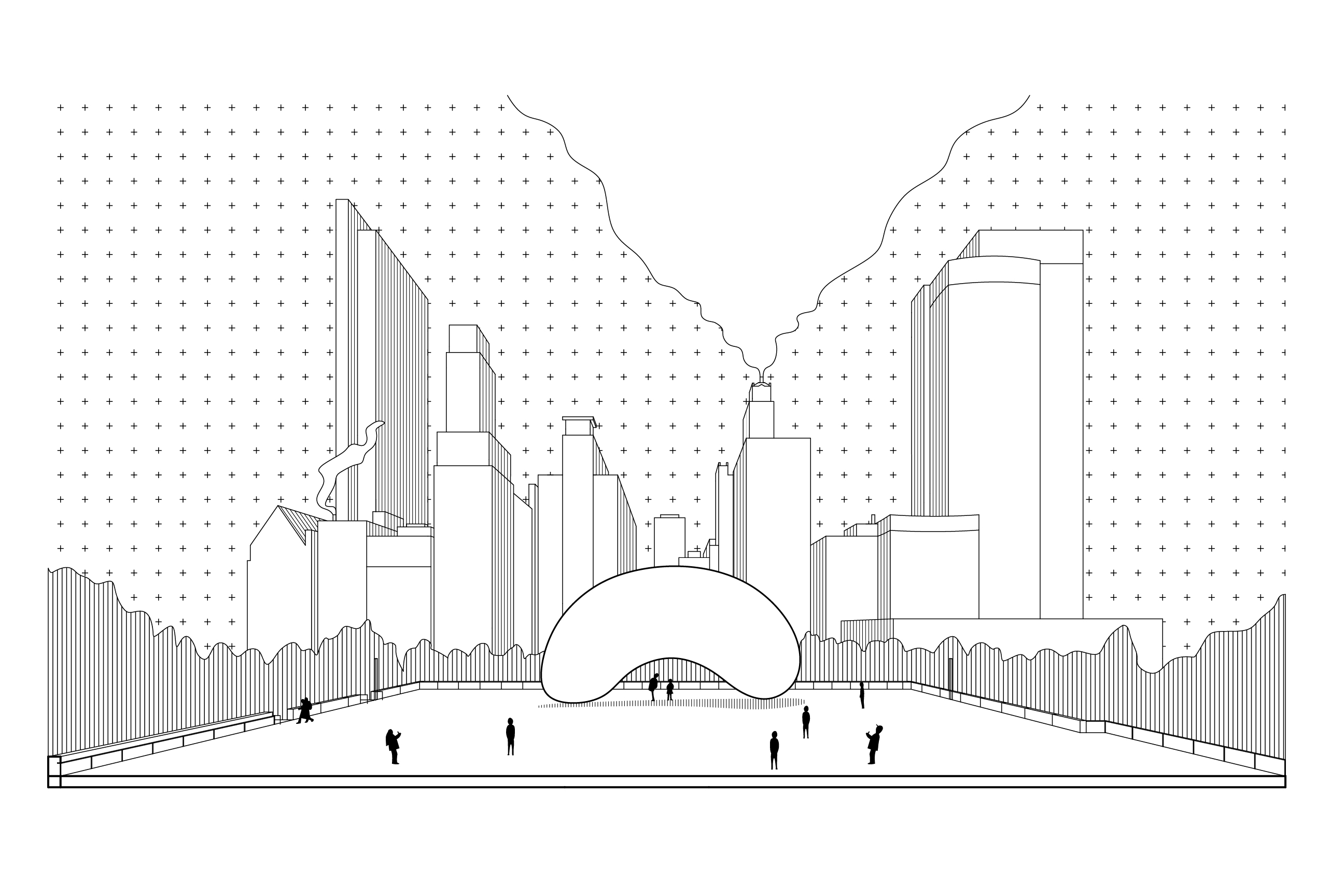 Terrace of the Chicago Cloud Gate