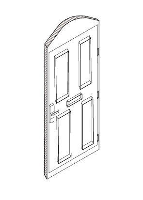 White Wooden Door