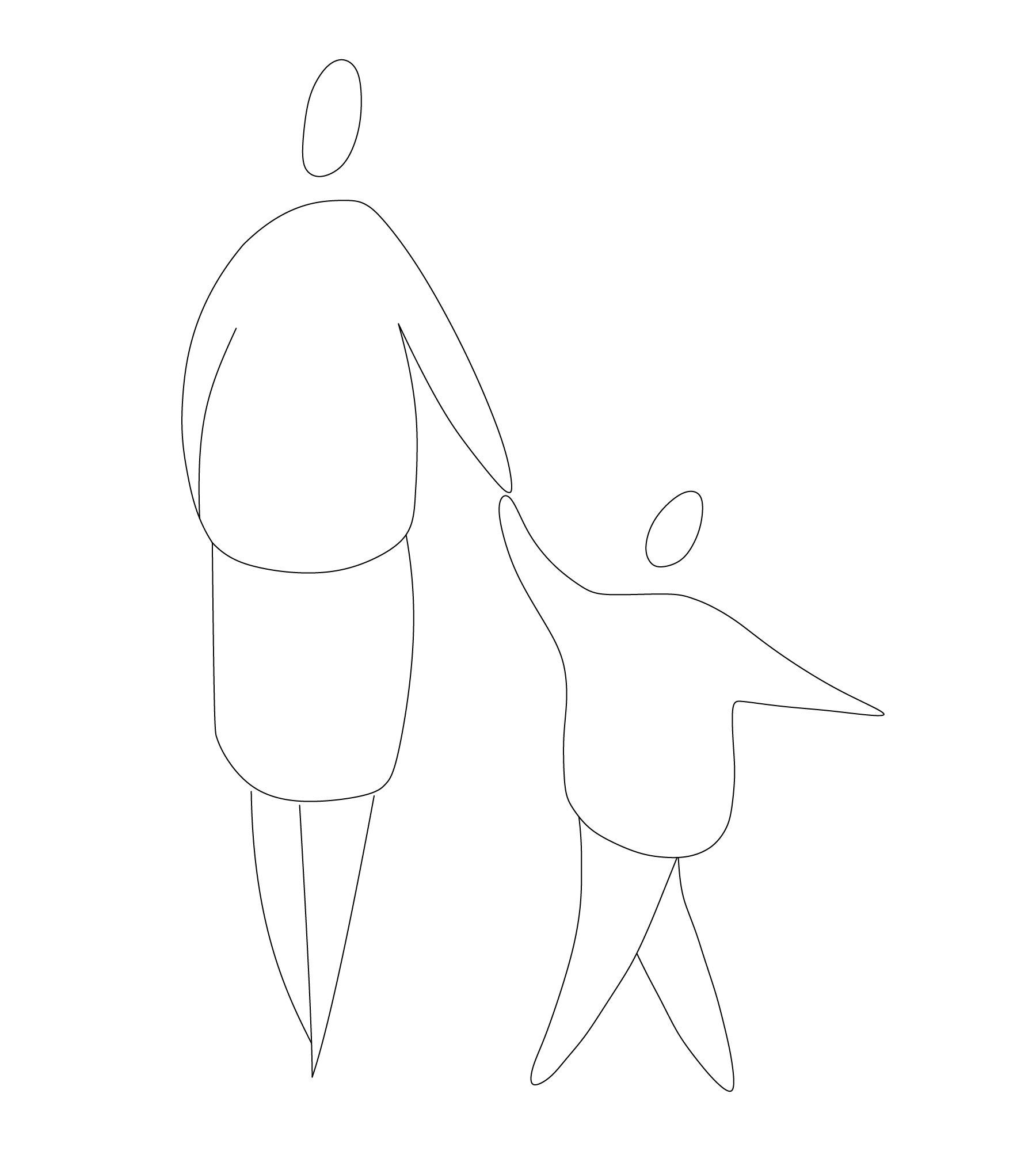 parent and child holding hands as they walk