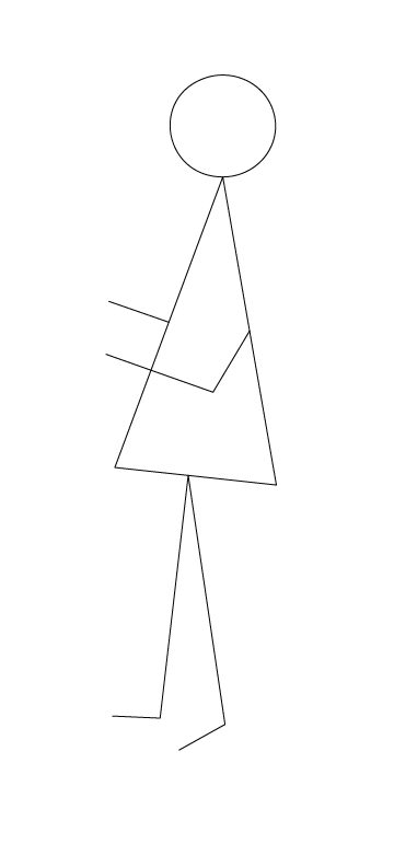 a woman walking down the street